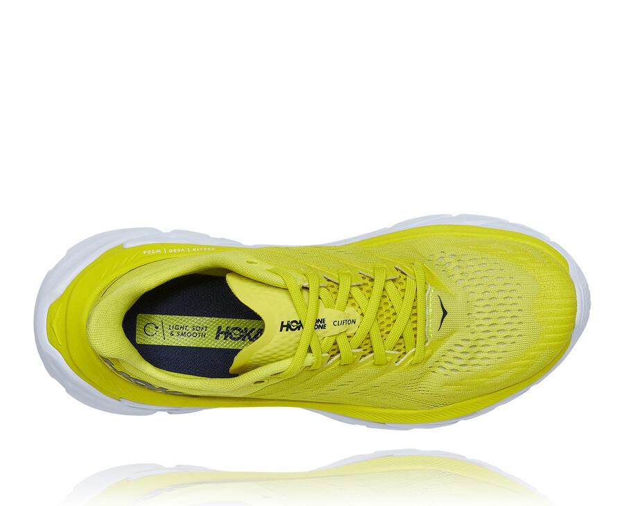 Running Shoes Womens - Hoka One One Clifton Edge - Fluorescence - LIPHAQZ-47